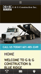 Mobile Screenshot of gandgconstructionms.com